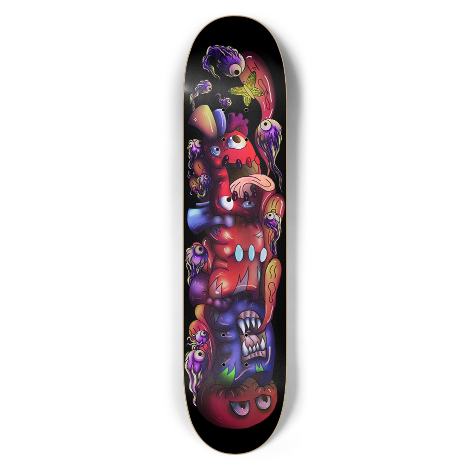 ChaosHeart Totem 7.5" Skateboard AMCThorn Art