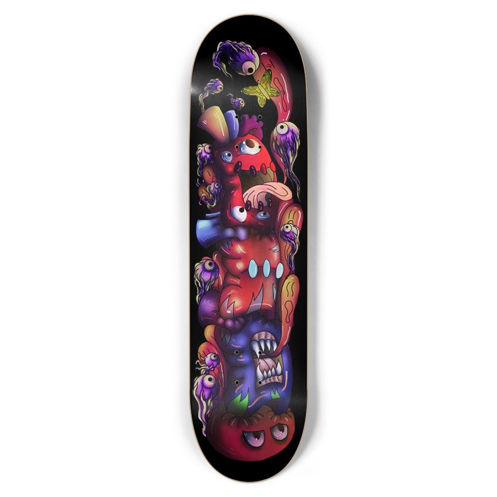 ChaosHeart Totem 8.5" Skateboard AMCThorn Art